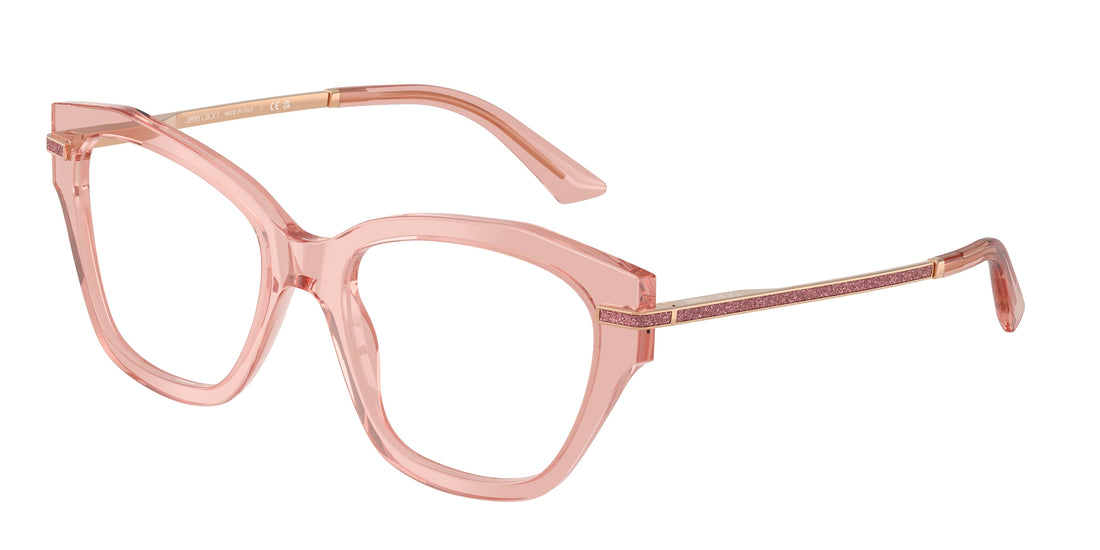 Occhiali da vista jimmy choo jc3043j 5079 rosa cat eye femenino taglia 54mm - Vista principale