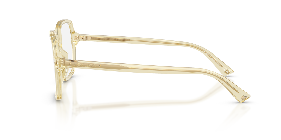 Brillen jimmy choo jc3046u 5083 amarillo square femenino größe 55mm - Detailansicht