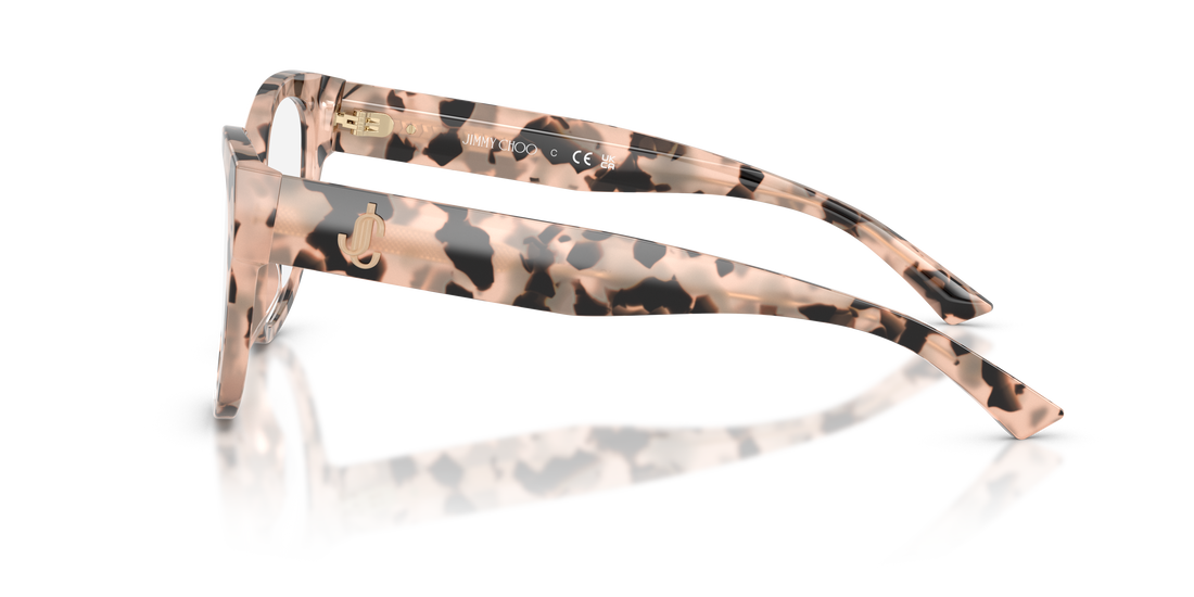 Occhiali da vista jimmy choo jc3050u 5080 havana pantos femenino taglia 54mm - Vista dettagliata