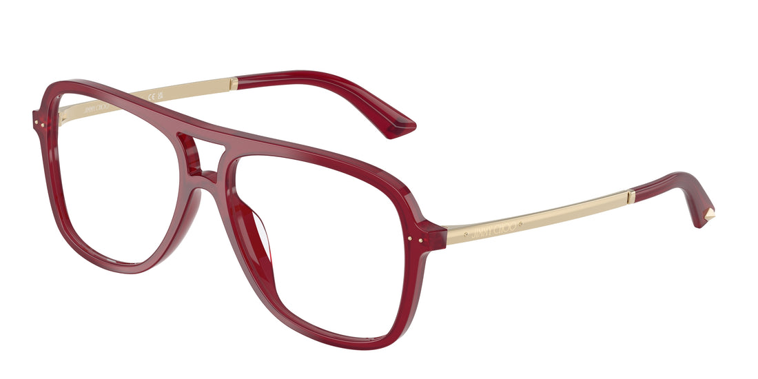 Occhiali da vista jimmy choo jc3052u 5081 rojo pilot femenino taglia 55mm - Vista principale