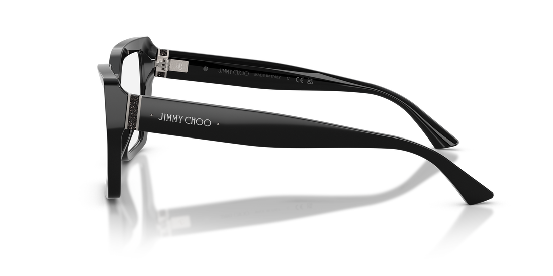 Occhiali da vista jimmy choo jc3053ju 5000 negro irregular femenino taglia 52mm - Vista dettagliata