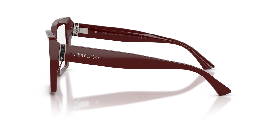 Occhiali da vista jimmy choo jc3053ju 5057 rojo irregular femenino taglia 54mm - Vista dettagliata