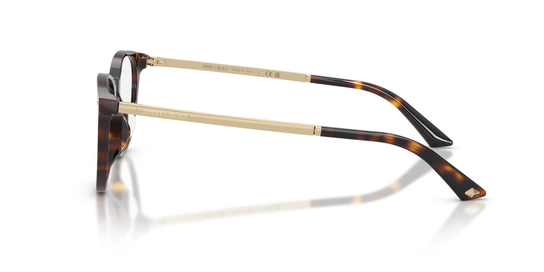 Occhiali da vista jimmy choo jc3055d 5002 havana pantos femenino taglia 52mm - Vista dettagliata
