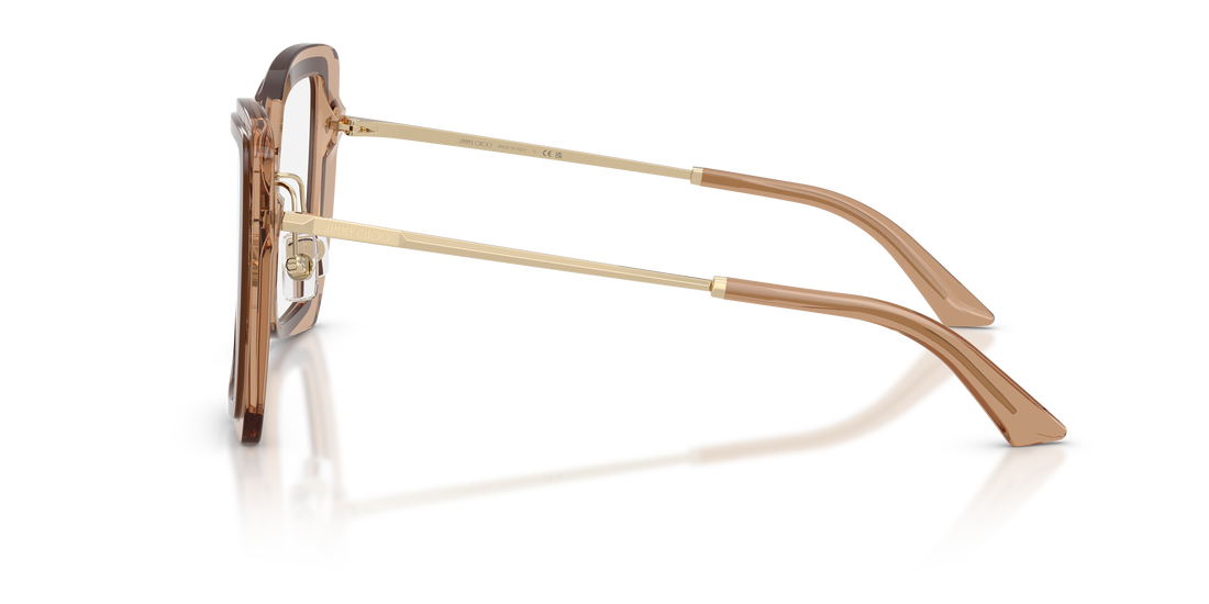 Brillen jimmy choo jc3059 5105 marron butterfly femenino größe 50mm - Detailansicht