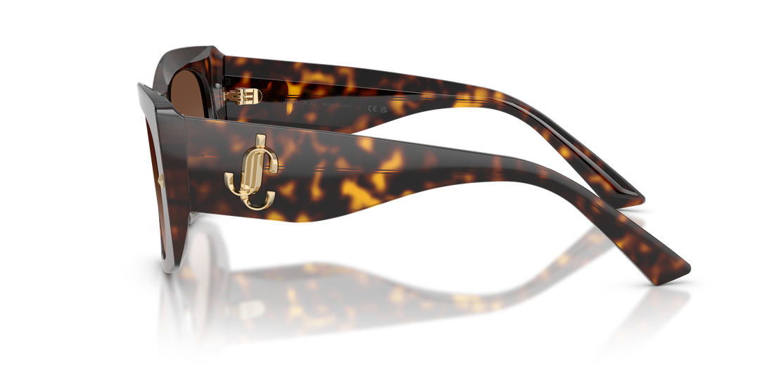 Sunglasses jimmy choo jc5061u 500213 havana butterfly femenino size 54mm - Detailed view