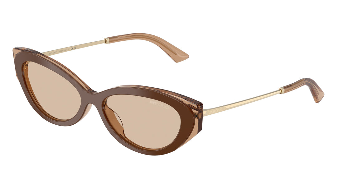 Occhiali da sole jimmy choo jc5065u 510593 marron cat eye femenino taglia 54mm - Vista principale