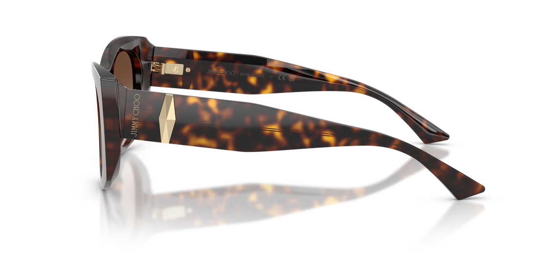 Sunglasses jimmy choo jc5066u 500213 havana butterfly femenino size 52mm - Detailed view