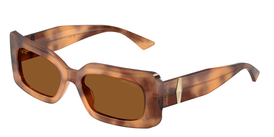 Occhiali da sole jimmy choo jc5067 509673 marron rectangular femenino taglia 53mm - Vista principale
