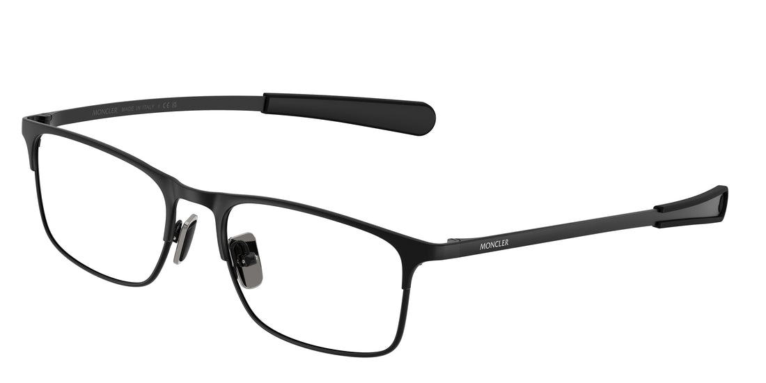 Occhiali da vista moncler me1014 1001 negro rectangular unisex taglia 55mm - Vista principale