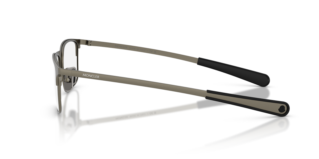 Occhiali da vista moncler me1014 1002 gris rectangular unisex taglia 55mm - Vista dettagliata