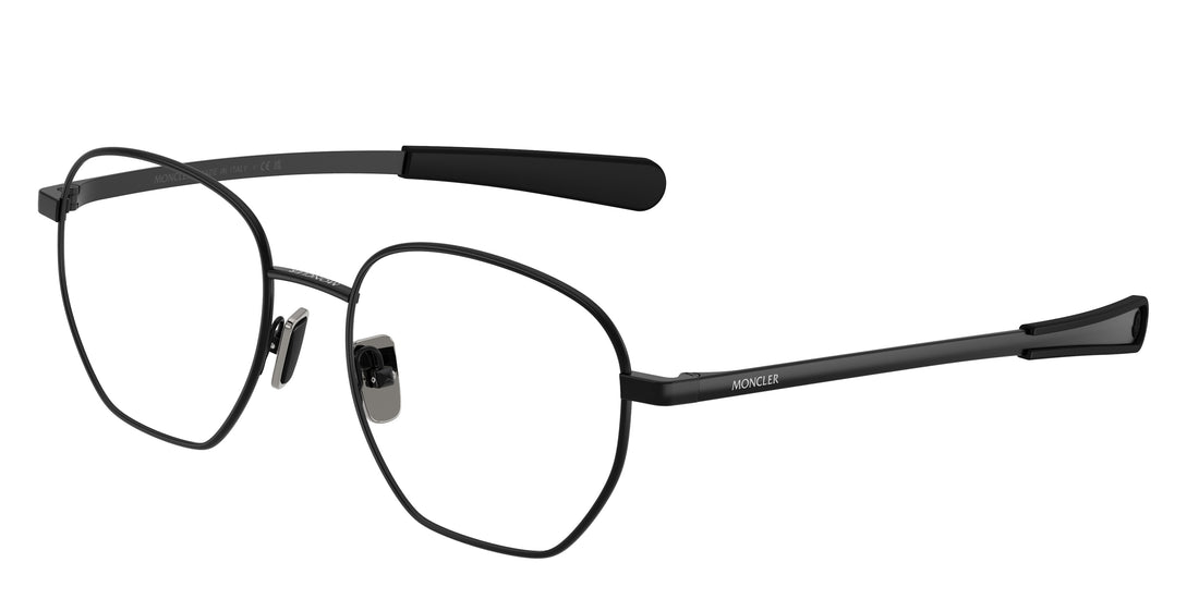 Occhiali da vista moncler me1015 1001 negro oval unisex taglia 51mm - Vista principale