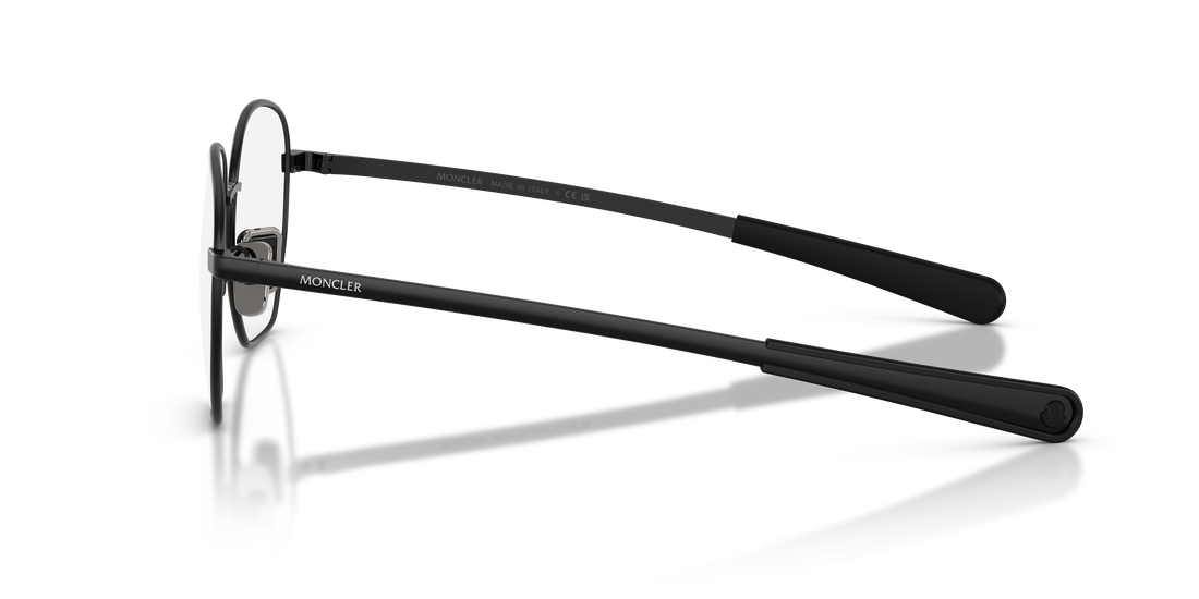 Occhiali da vista moncler me1015 1001 negro oval unisex taglia 51mm - Vista dettagliata