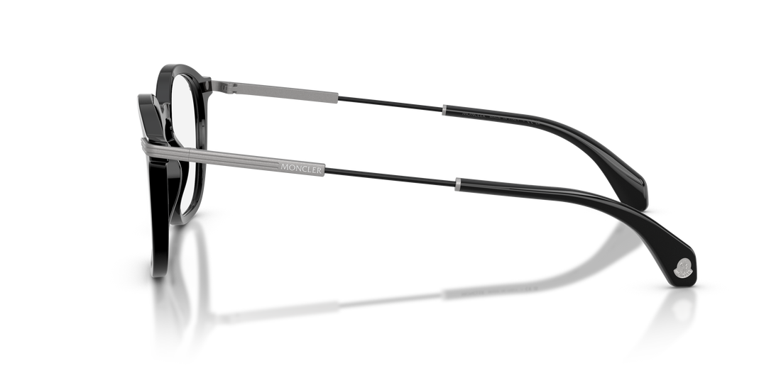 Prescription glasses moncler me2017 3001 negro irregular unisex size 50mm - Detailed view