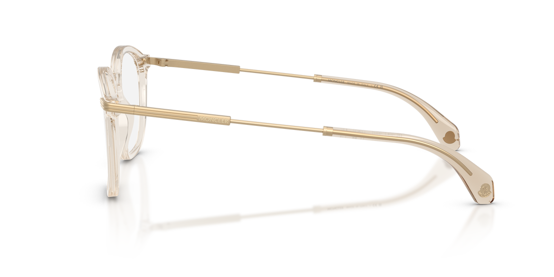 Prescription glasses moncler me2017 3003 marrón irregular unisex size 48mm - Detailed view