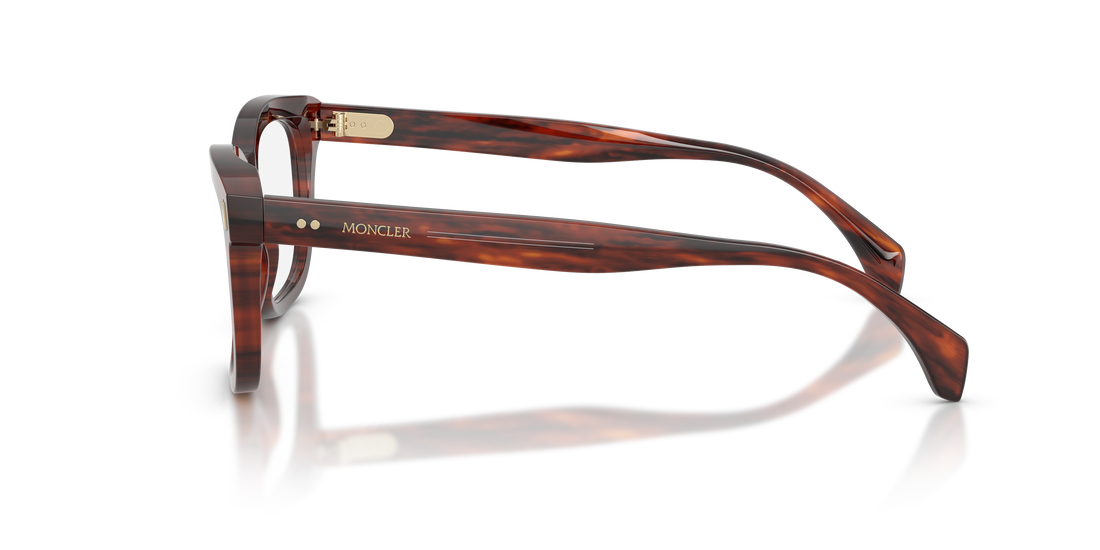 Prescription glasses moncler me2019 3034 carey rectangular unisex size 52mm - Detailed view