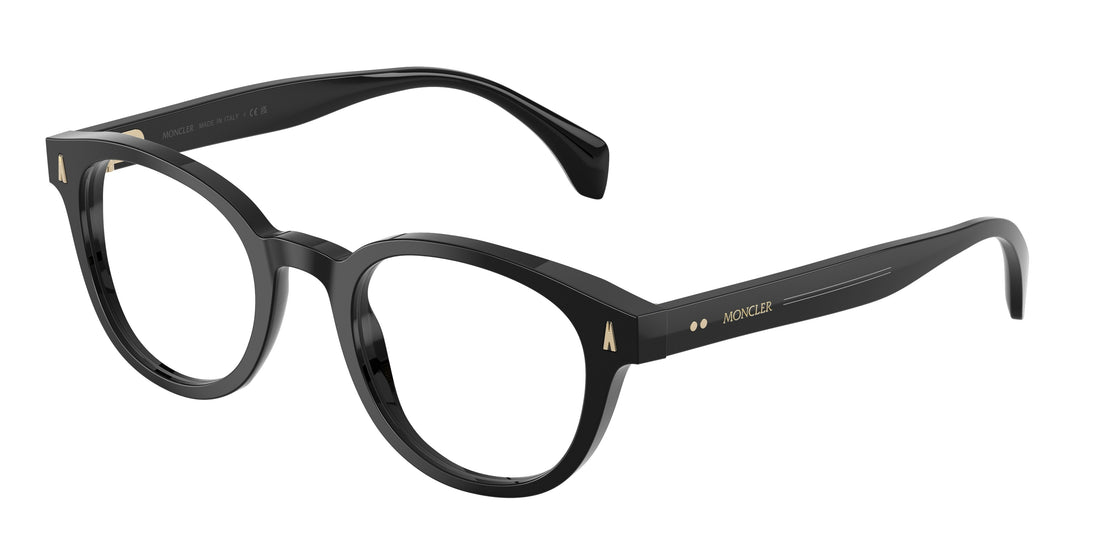 Prescription glasses moncler me2020 3001 negro round unisex size 48mm - Main view