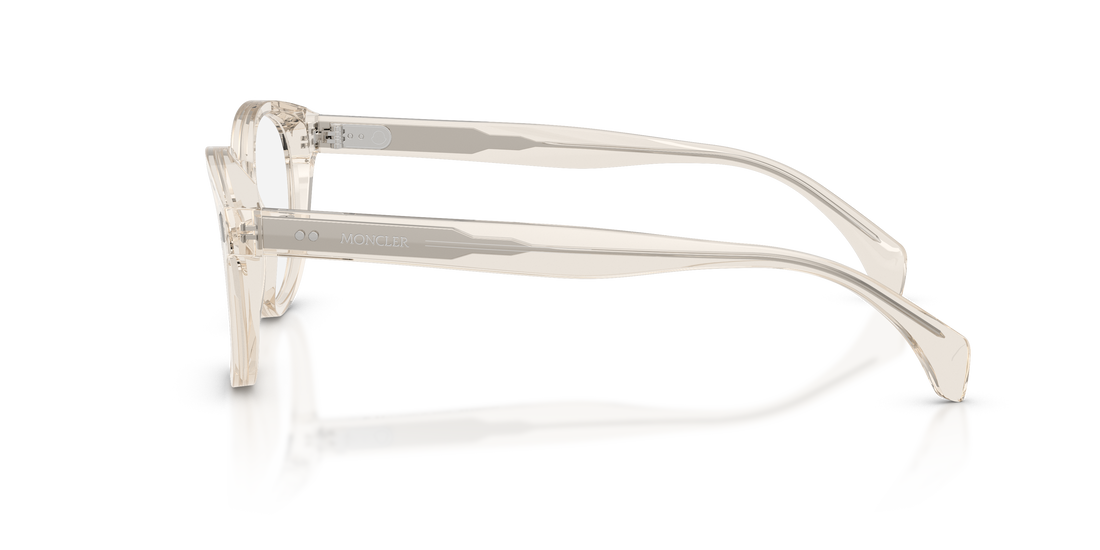 Prescription glasses moncler me2020 3003 marrón round unisex size 50mm - Detailed view