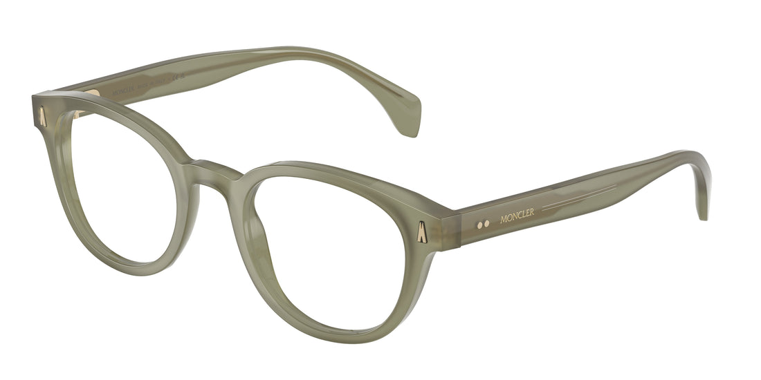 Occhiali da vista moncler me2020 3024 verde round unisex taglia 48mm - Vista principale