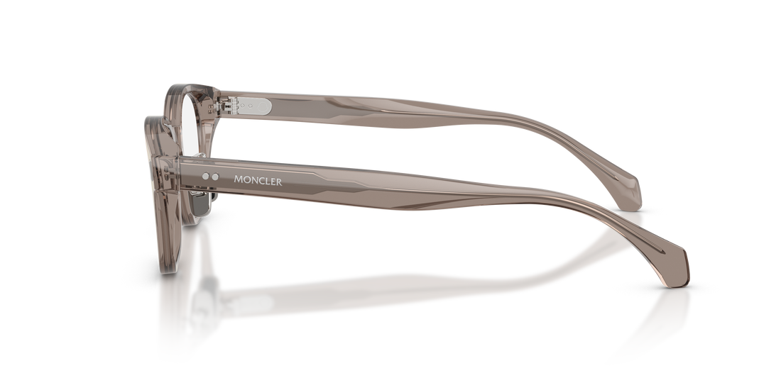 Prescription glasses moncler me2021d 3009 gris oval unisex size 48mm - Detailed view