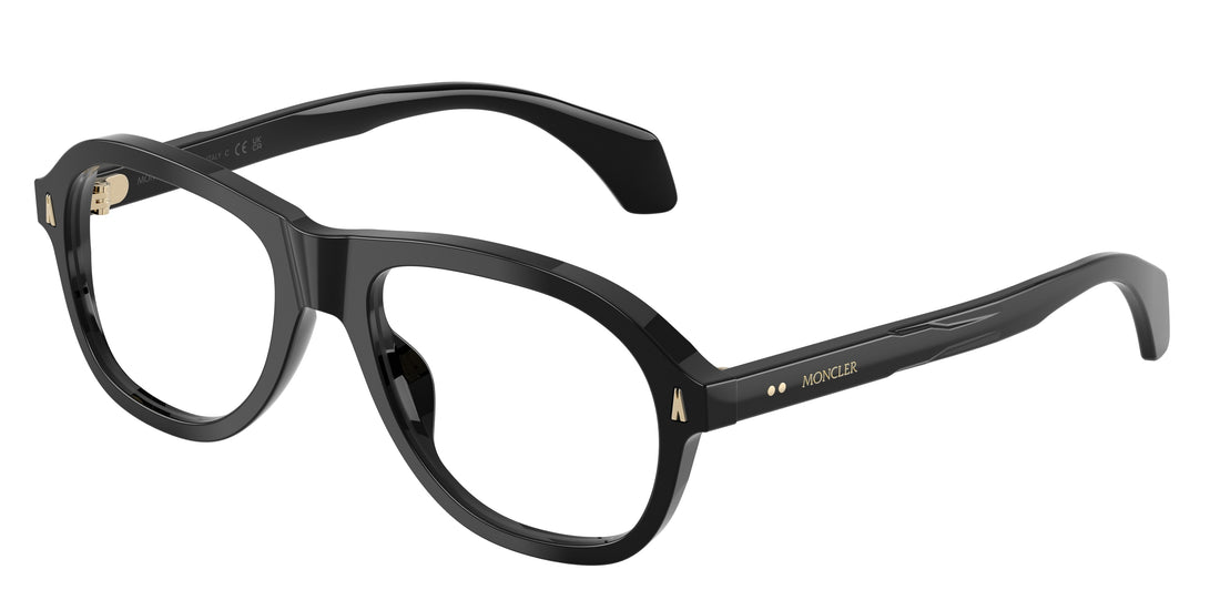 Prescription glasses moncler me2025u 3001 negro pillow unisex size 53mm - Main view