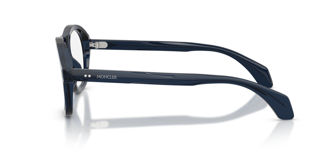 Prescription glasses moncler me2025u 3020 azul pillow unisex size 53mm - Detailed view