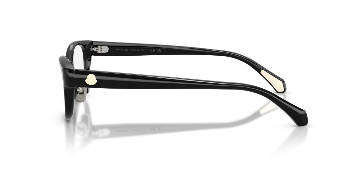 Brillen moncler me2029d 3001 negro oval unisex größe 50mm - Detailansicht