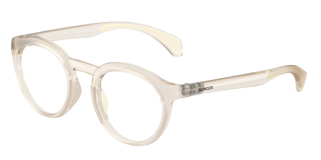 Occhiali da vista moncler me3006u 5042 blanco round unisex taglia 49mm - Vista principale