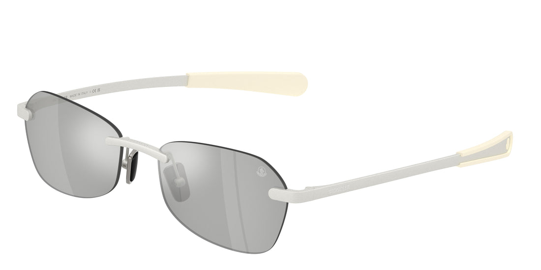 Óculos de sol moncler me4017 orris 10047i plateado irregular unisex tamanho 55mm - Vista principal