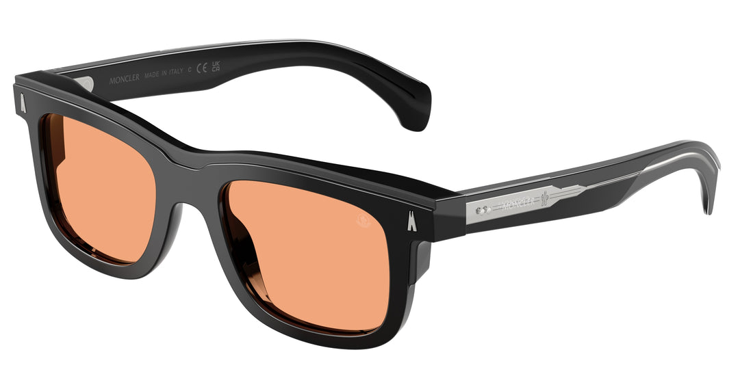 Sonnenbrillen moncler me6004 claro 300174 negro square unisex größe 51mm - Hauptansicht