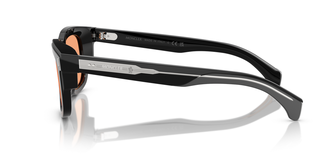 Sonnenbrillen moncler me6004 claro 300174 negro square unisex größe 51mm - Detailansicht