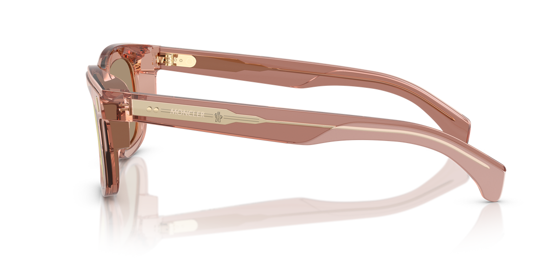 Sonnenbrillen moncler me6004 claro 30087j rosa square unisex größe 51mm - Detailansicht
