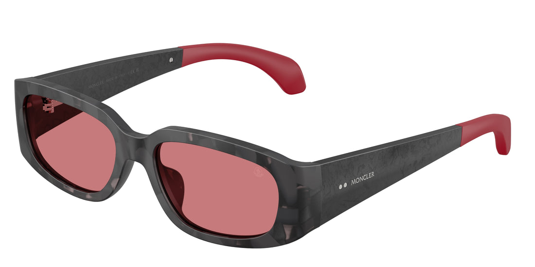 Gafas de sol moncler me6014u lumin 303275 negro rectangular unisex talla 55mm - Vista principal