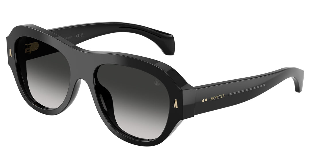 Gafas de sol moncler me6015u elevane 30013c negro irregular unisex talla 56mm - Vista principal