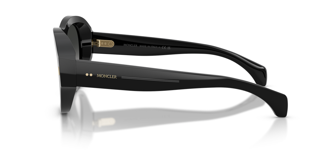 Gafas de sol moncler me6015u elevane 30013c negro irregular unisex talla 56mm - Vista de detalle