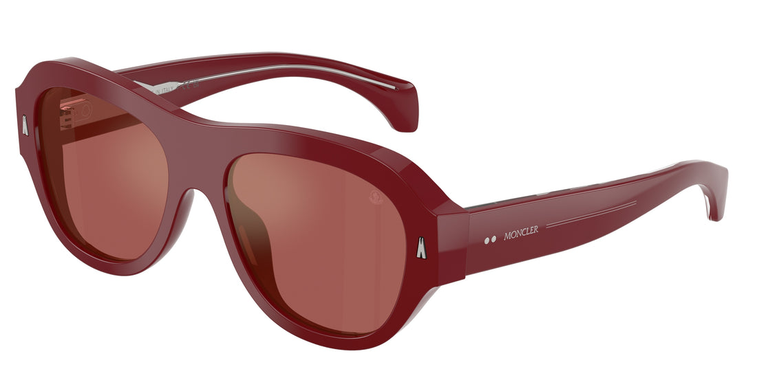 Gafas de sol moncler me6015u elevane 302654 rosa irregular unisex talla 56mm - Vista principal