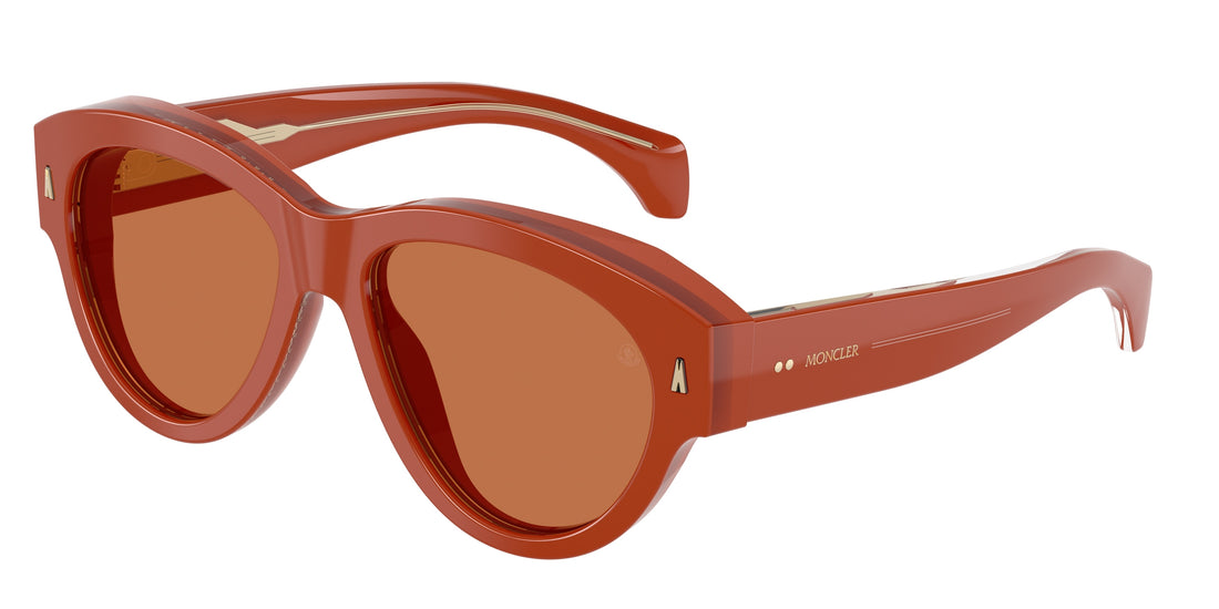 Gafas de sol moncler me6016u chicane 302573 naranja pilot unisex talla 55mm - Vista principal
