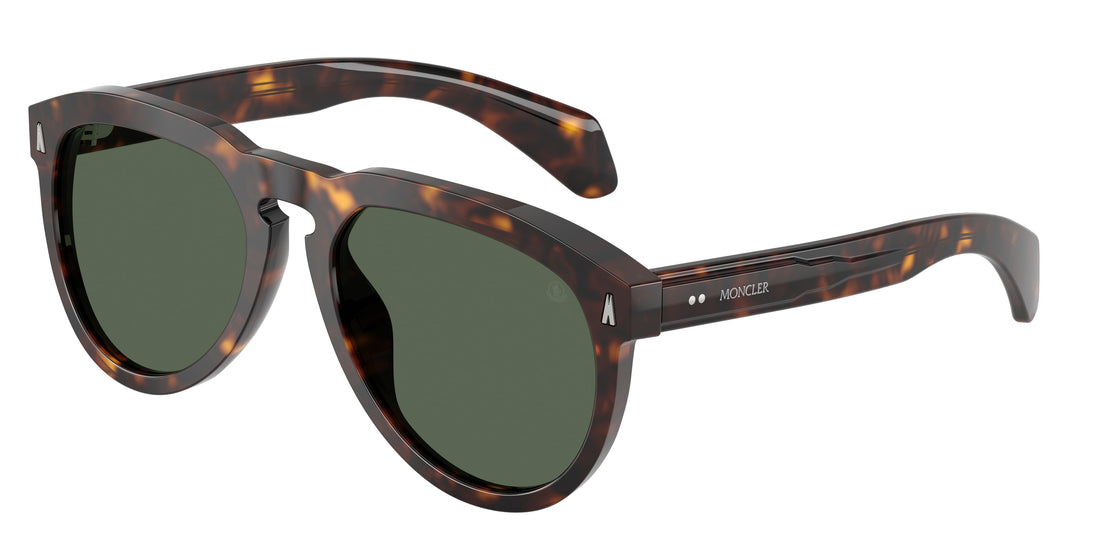 Óculos de sol moncler me6020u isopleth 300271 havana pilot unisex tamanho 56mm - Vista principal