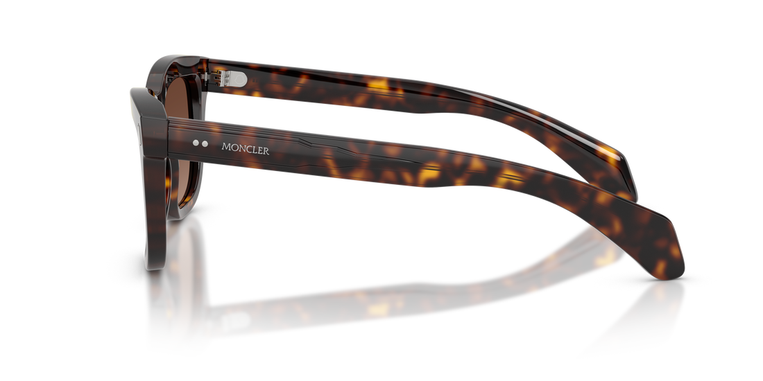 Lunettes de soleil moncler me6023 bronzz 3002t5 havana pillow femenino taille 52mm - Vue détaillée