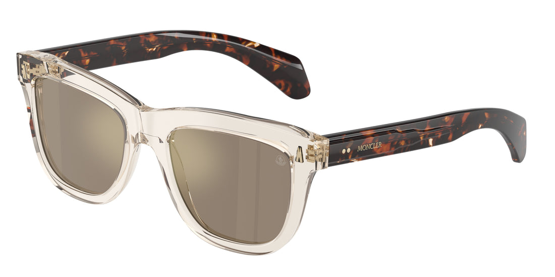 Óculos de sol moncler me6023 bronzz 30035a blanco pillow femenino tamanho 52mm - Vista principal