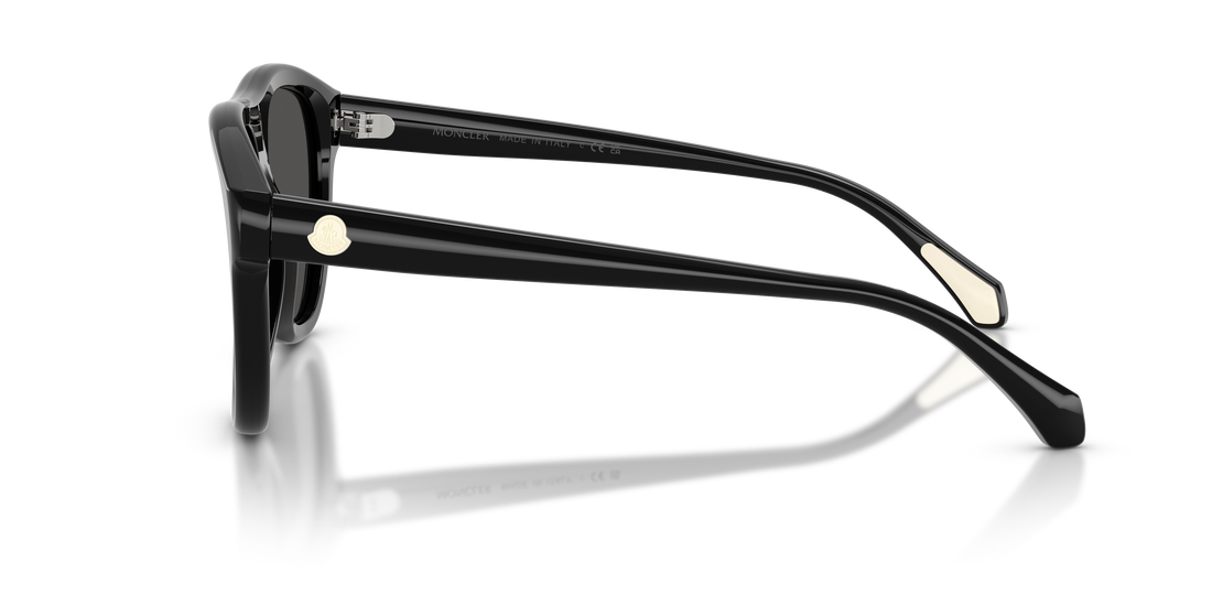 Lunettes de soleil moncler me6025u incline 300187 negro pilot unisex taille 59mm - Vue détaillée