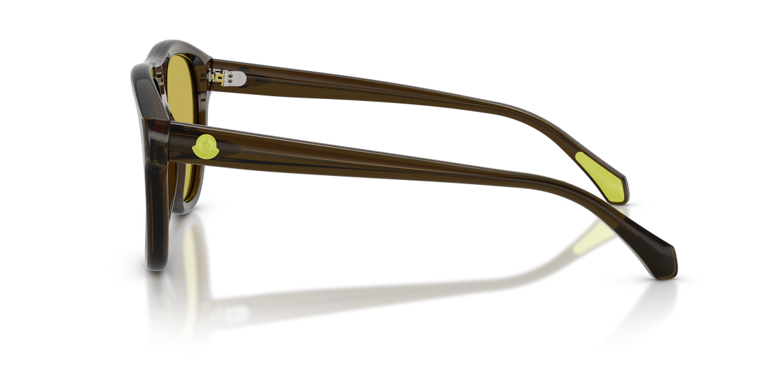 Lunettes de soleil moncler me6025u incline 304382 verde pilot unisex taille 59mm - Vue détaillée