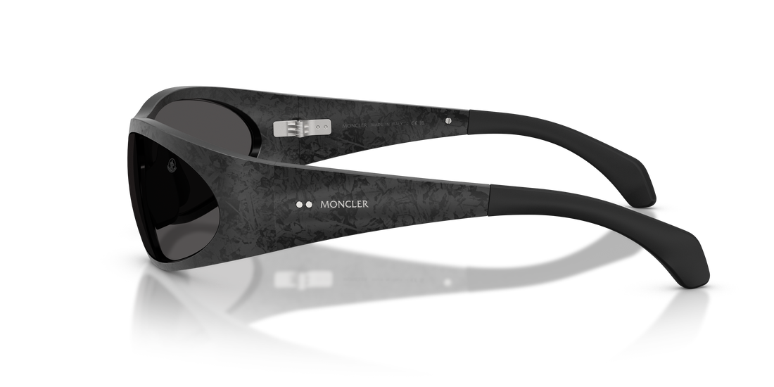 Lunettes de soleil moncler me7001 inara 900187 negro oval unisex taille 64mm - Vue détaillée