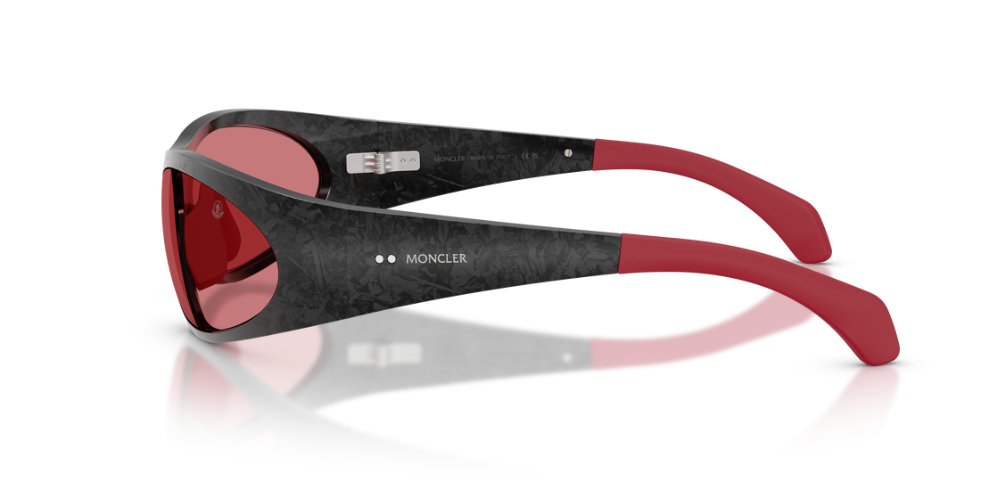 Lunettes de soleil moncler me7001 inara 9002/1 negro oval unisex taille 64mm - Vue détaillée