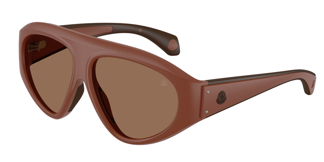 Lunettes de soleil moncler me8014u zyra 503573 marrón pilot unisex taille 58mm - Vue principale