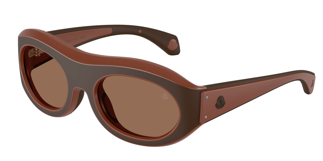 Gafas de sol moncler me8015u ramillon 503573 marrón oval unisex talla 54mm - Vista principal