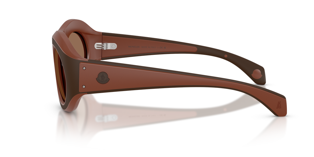 Gafas de sol moncler me8015u ramillon 503573 marrón oval unisex talla 54mm - Vista de detalle