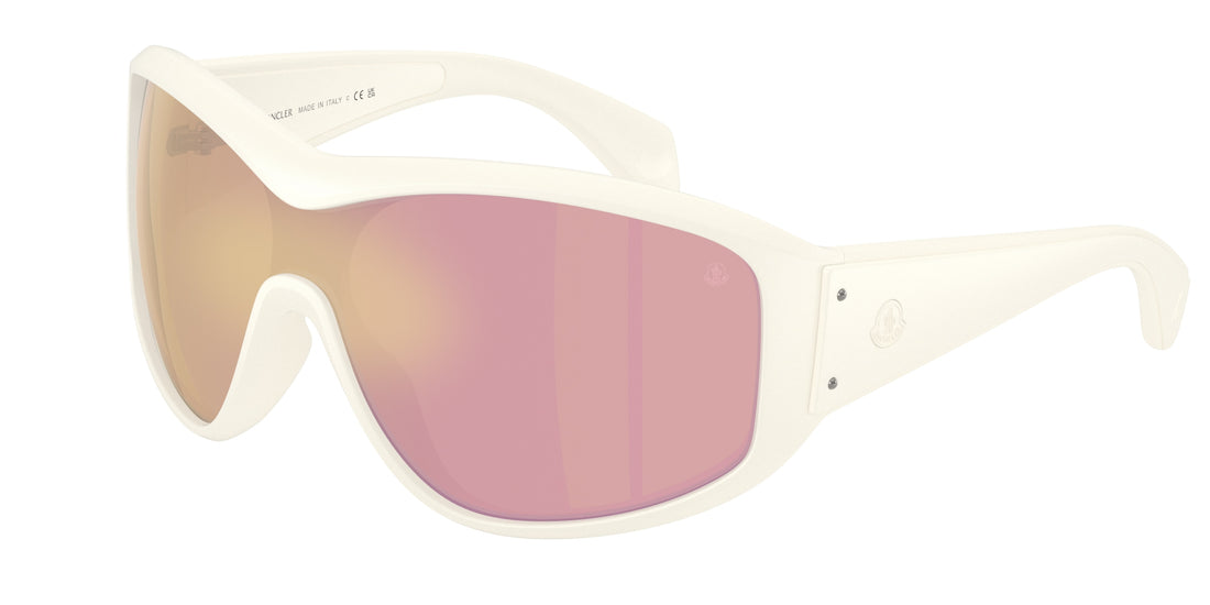 Lunettes de soleil moncler me8016u thyra 50367j blanco oval unisex taille 36mm - Vue principale