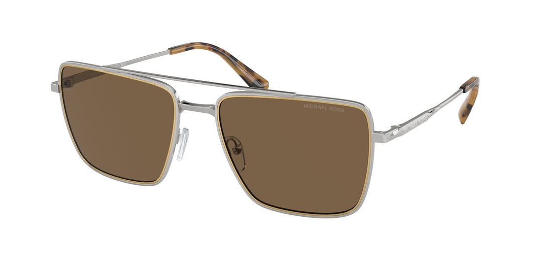 Occhiali da sole michael kors mk1154 blue ridge 189373 plateado square masculino taglia 58mm - Vista principale
