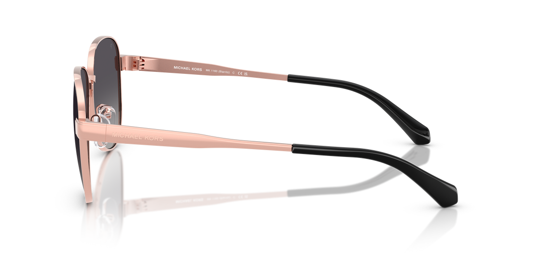 Sonnenbrillen michael kors mk1160 biarritz 1108t3 oro pilot femenino größe 61mm - Detailansicht