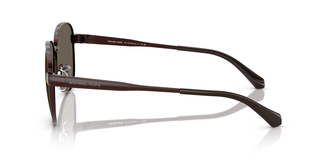 Sonnenbrillen michael kors mk1160 biarritz 1891/3 marrón pilot femenino größe 61mm - Detailansicht